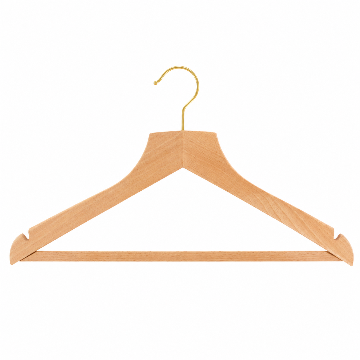 Cintre bois naturel verni PMP Cintres